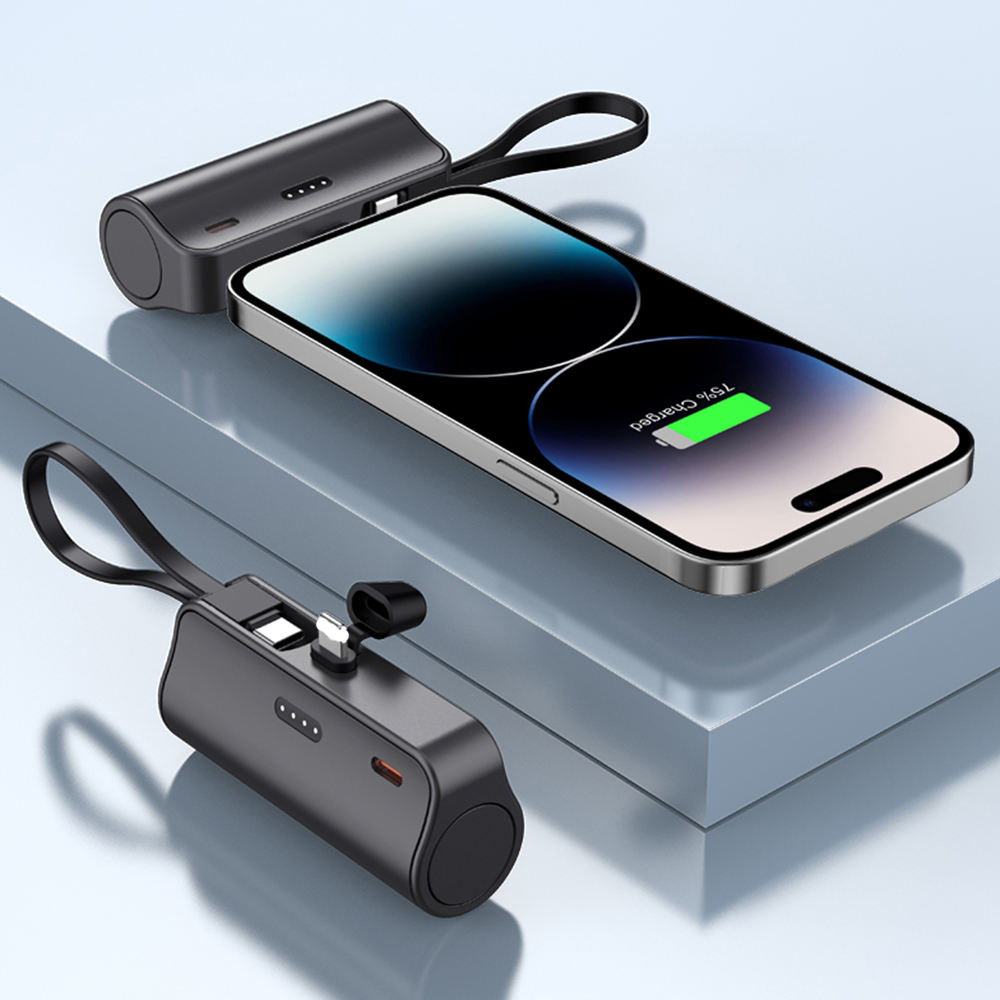 Mini 5000mAh Power Bank – Compact Portable Fast Charger