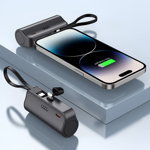 Mini 5000mAh Power Bank – Compact Portable Fast Charger