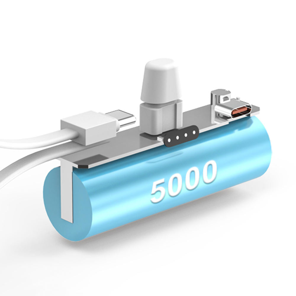 Mini 5000mAh Power Bank – Compact Portable Fast Charger
